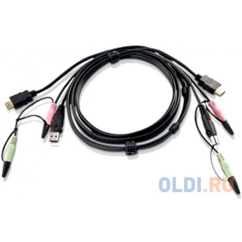 Custom USB 2.0 HDMI KVM Cable L:1.8m