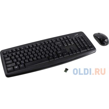 Комплект беспроводной Genius Smart KM-8100 (клавиатура + мышь), Black