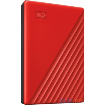 Внешний жесткий диск 2.5" 4 Tb USB 3.0 Western Digital My Passport красный