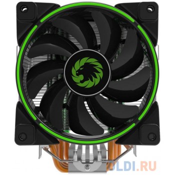 Кулер для процессора GameMax Gamma 500 Green Socket 775/1150/1151/1155/1156/2066/AM2/AM2+/AM3/AM3+/FM1/AM4/754/939/940