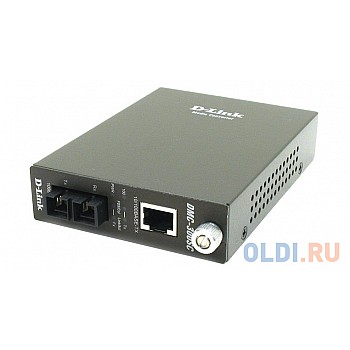 Медиаконвертер D-Link DMC-300SC/D8A Медиаконвертер с 1 портом 10/100Base-TX и 1 портом 100Base-FX с разъемом SC для многомодового оптического кабеля (