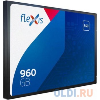 Твердотельный накопитель SSD 2.5" 960 Gb Flexis SMI2258XT Read 520Mb/s Write 490Mb/s 3D NAND TLC FSSD25TBSM-960