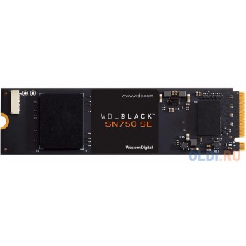 Накопитель твердотельный WD Твердотельный накопитель SSD WD Black SN750 SE NVMe WDS100T1B0E 1ТБ Gen4