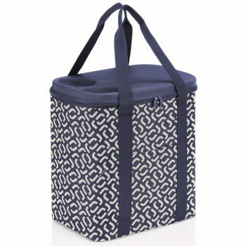 Термосумка Coolerbag XL signature navy (37х41х26 см)