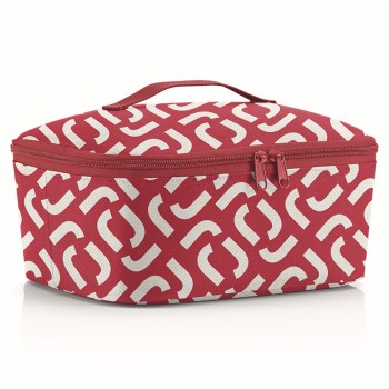 Термосумка Coolerbag M pocket signature red (30х12х22 см)