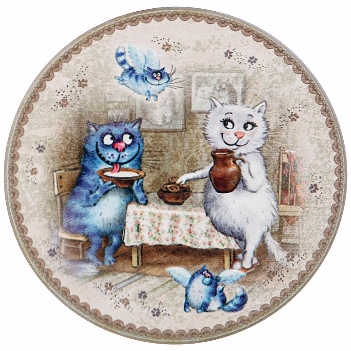 Подставка под горячее Blue cats