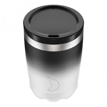 Термокружка Coffee Cup цвет: черно-белый (340 мл)