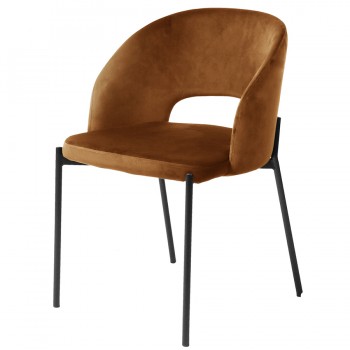 Кресло Earl цвет: коричневый (53х78х51 см)