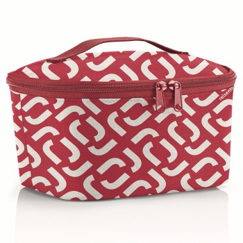 Термосумка Coolerbag S pocket signature red (24х11х18 см)