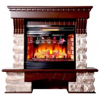 Электрокамин с широким очагом 2D InterFlame