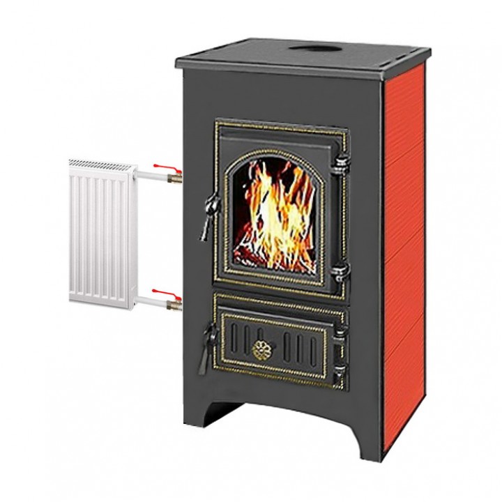 Дровяная печь Везувий