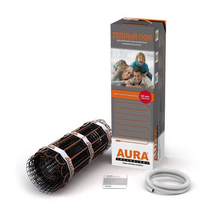 Нагревательный мат 5 м<sup>2</sup> Aura