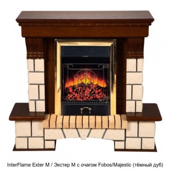 Каменный камин (портал+очаг) InterFlame