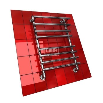 Водяной полотенцесушитель шириной 610 - 700 мм Двин