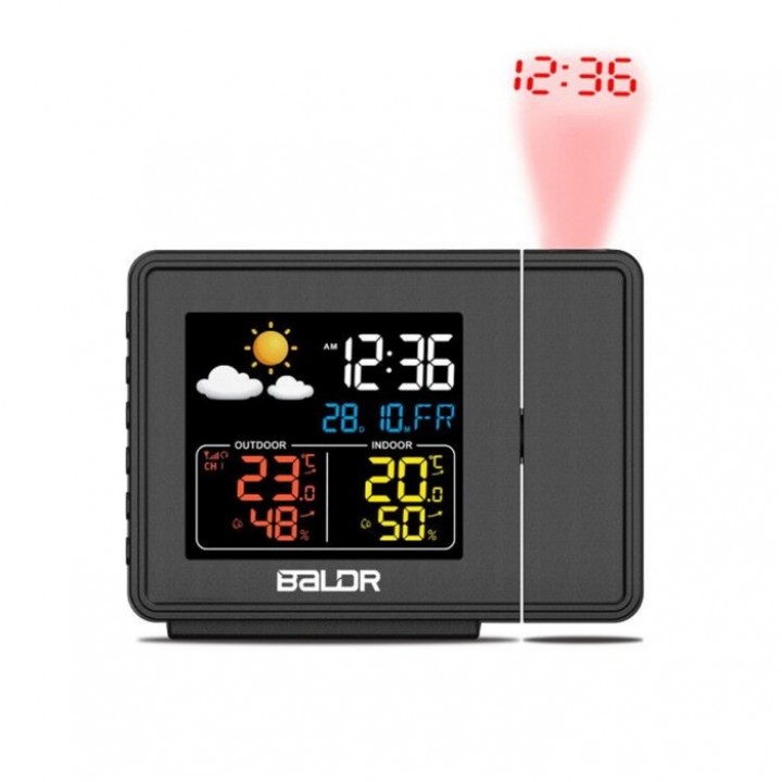 Проекционные часы BALDR