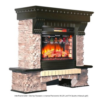 Каменный камин (портал+очаг) InterFlame