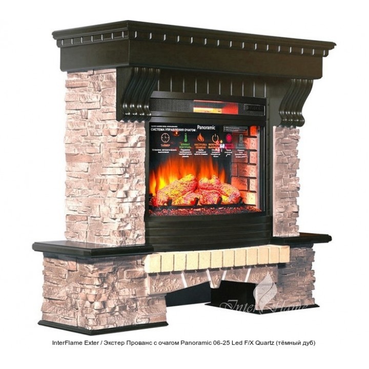 Каменный камин (портал+очаг) InterFlame