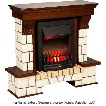 Каменный камин (портал+очаг) InterFlame