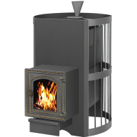 Дровяная печь 20 кВт Везувий