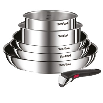 Набор посуды из нержавеющей стали Ingenio Cook Eat Tefal 6 предметов L881S604
