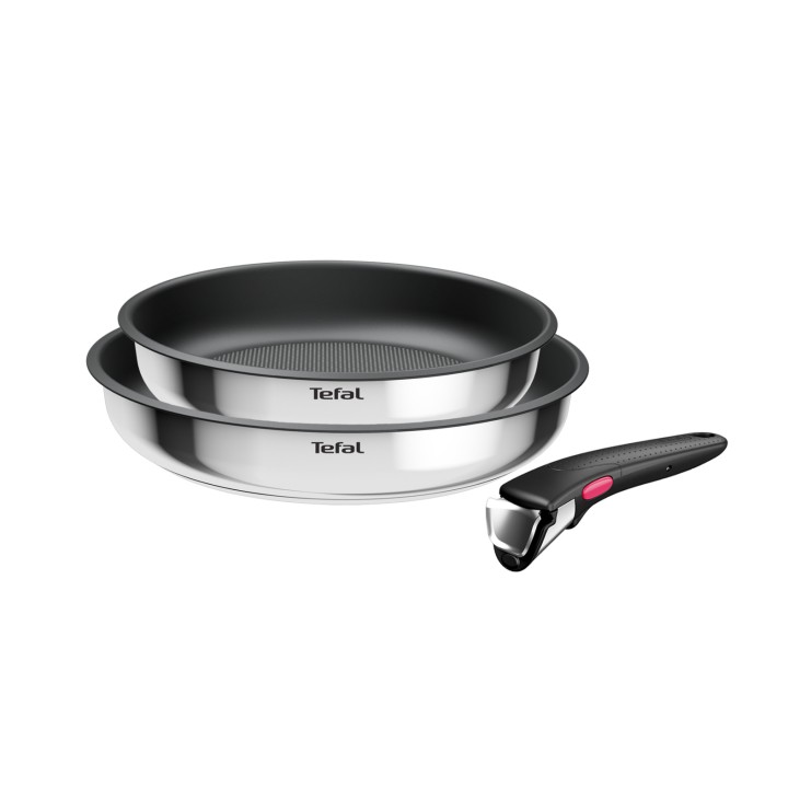 Набор посуды из нержавеющей стали Ingenio Cook Eat Tefal 3 предмета L8813S75