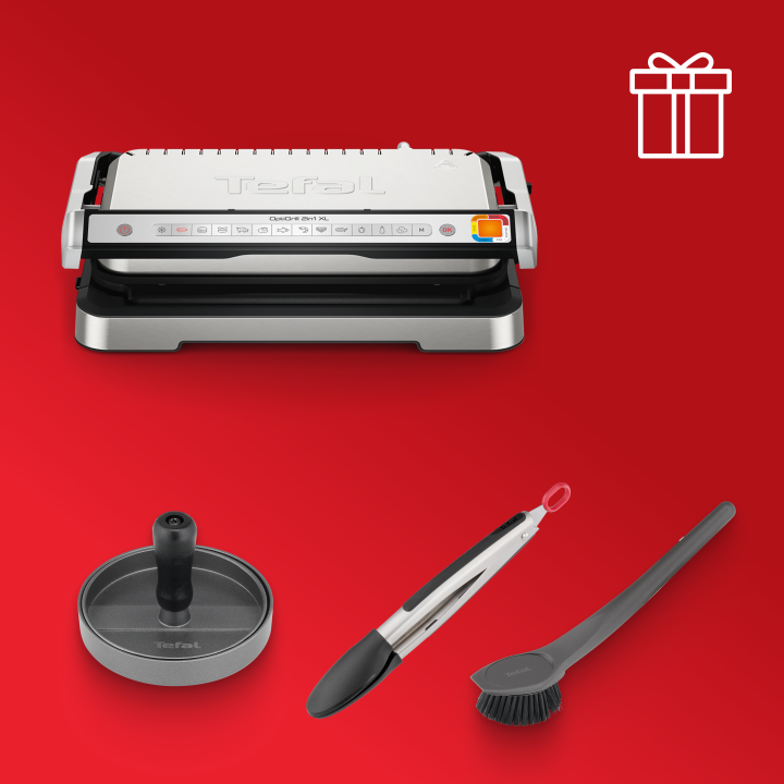 Электрогриль OptiGrill XL 2 в 1 GC782D30 + аксессуары в подарок