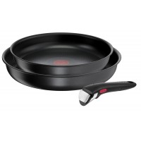 Набор посуды со съемной ручкой Ingenio Daily Chef Black 3 предмета 24/28 см L7629553