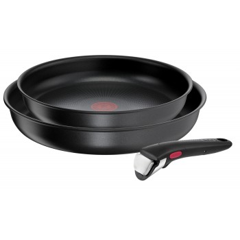 Набор посуды со съемной ручкой Ingenio Daily Chef Black 3 предмета 24/28 см L7629553
