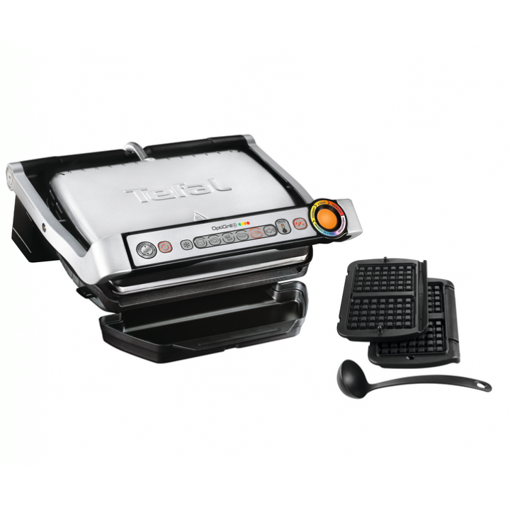 Умный электрогриль Optigrill+ GC716D12 с насадкой для вафель
