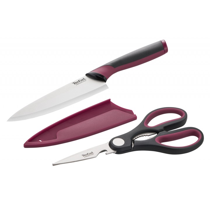Набор из 2 предметов поварской нож 15 см + ножницы Tefal Comfort K250S225