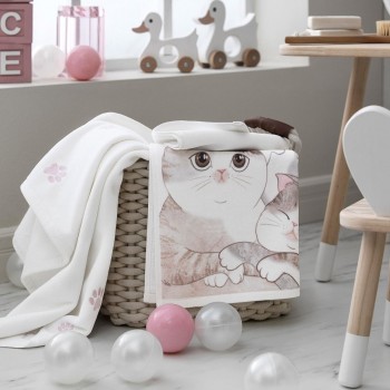 Набор из 2 детских полотенец Китти (50х75 см,70х130 см)