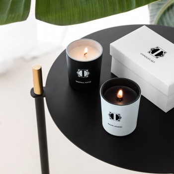 Набор ароматических свечей Тропическая вода и легенда (130 мл - 2 шт)