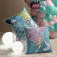 Декоративная подушка Мермани (45х45 (1 шт))