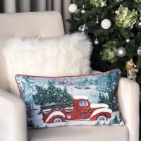 Декоративная подушка новогодняя Калеро (30х50)