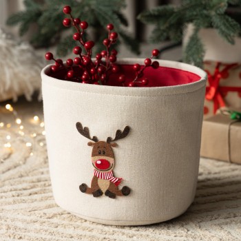 Корзина для хранения новогодняя Луми (33х25х20 см)