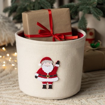 Корзина для хранения новогодняя Юлети (25х20 см)