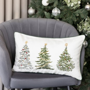 Декоративная подушка новогодняя Лафореста (30х50 (1 шт))