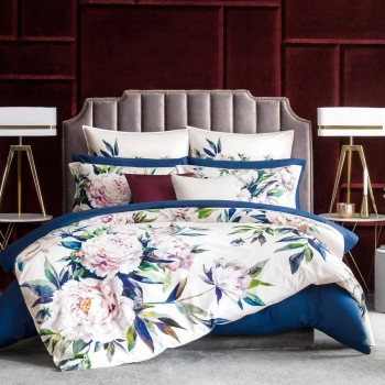 Постельное белье Пеония (евро макси)