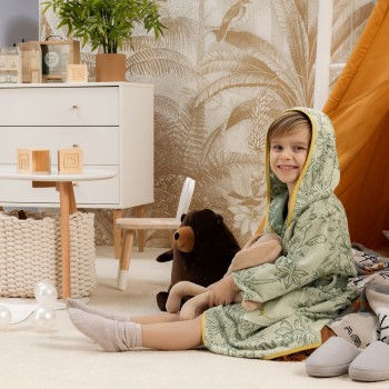 Детский банный халат Динно (140-146 см)