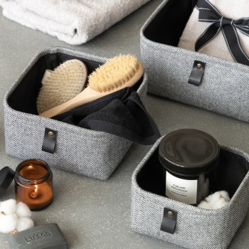 Набор корзин Йоран (25х25х12 см, 20х20х11 см, 16х16х10 см)