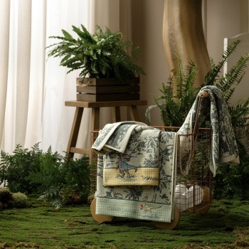 Набор из 2 детских полотенец Динно (50х75 см,70х130 см)