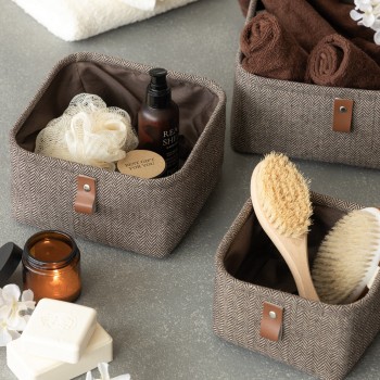 Набор корзин Йоран (25х25х12 см, 20х20х11 см, 16х16х10 см)