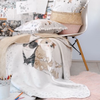 Детский плед Китти (90х120 см)