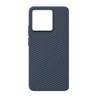 Чехол Barn&Hollis для Xiaomi 15 карбон, матовый, синий