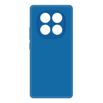 Чехол Krutoff для Redmi Note 14 Pro силиконовый синий