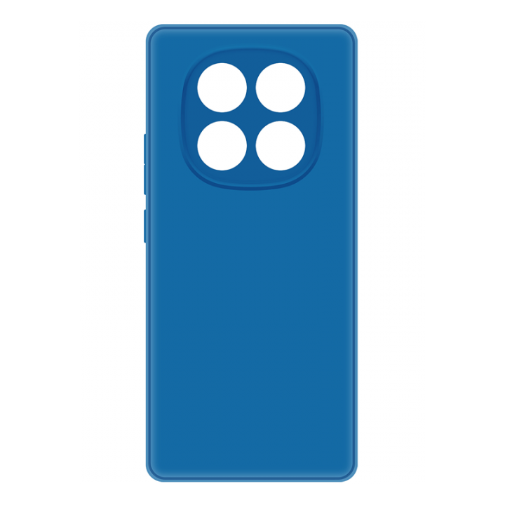 Чехол Krutoff для Redmi Note 14 Pro силиконовый синий