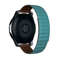 Сменный ремешок Red Line для часов универсальный силиконовый магнитный, 20 mm (изумруд)