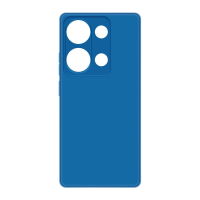 Чехол Krutoff для Redmi Note 13 Pro/ Poco M6 Pro, силиконовый синий