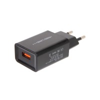 Зарядное устройство Red Line Tech USB QC 3.0 модель NQC1-3A (черный)