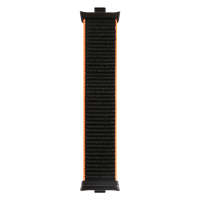 Сменный ремешок Red Line для фитнес-браслета Mi Band 8 Pro, нейлон, черный с оранжевым